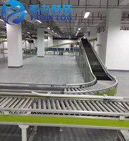 Convoyeur à rouleaux motorisé automatique en acier inoxydable YL, ligne de convoyeur à rouleaux à gravité personnalisée pour usine de fabrication et entrepôt