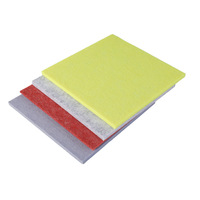 Vente en gros Panneau d'absorption acoustique en fibre de polyester Maternelle Cinéma KTV Isolation murale Panneaux acoustiques en coton Insonorisés