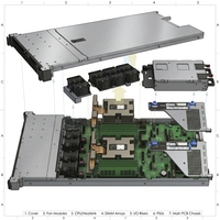Серверы с передним расположением дисков, до 10 SFF HDD/SSD, DL365 Gen11 с графическим процессором AMD, процессоры EPYC 9004 Series