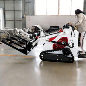 Mini-chargeuse compacte sur chenilles avec chargeur frontal, moteur diesel certifié Euro5/EPA CE, garantie 1 an, pompe PLC, roulement et engrenage pour - Product Image 3