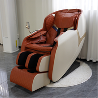 Fauteuil de massage Zhipin 2025 SL à gravité zéro, corps entier, commande vocale intelligente 3D, haut-parleur Bluetooth, chauffage des pieds, en PU, pour hall d'hôtel