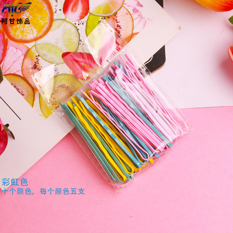 สีรุ้งสิบสีแต่ละสีมีห้าชิ้นต่อสี