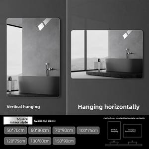 <span class=keywords><strong>Espejo</strong></span> Rectangular Iluminado <span class=keywords><strong>para</strong></span> Colgar en la Pared, <span class=keywords><strong>para</strong></span> Maquillaje, <span class=keywords><strong>Baño</strong></span>, con Luz LED y Antivaho - Product Image 2