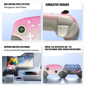 X9 pengontrol Bluetooth nirkabel, untuk TV pintar Tablet <span class=keywords><strong>PC</strong></span> Switch IOS <span class=keywords><strong>Android</strong></span> Gamepad Joystick Multi-Platform - Product Image 2