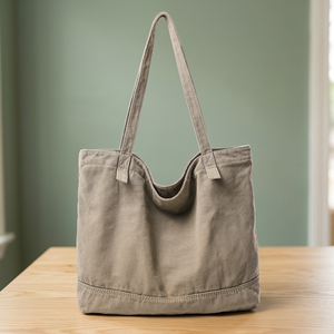 Bolsos de Lona para Mujer, Bolso de Hombro Casual a la Moda con Cierre de Cremallera, Gran Capacidad - Product Image 2