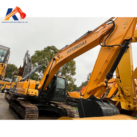 Excavatrice Hyundai 220LC-9S d'occasion de 22 tonnes de bonne qualité, fabriquée en Corée du Sud, avec moteur et boîte de vitesses incluses, capacité de godet de 1,2 m³, garantie 1 an