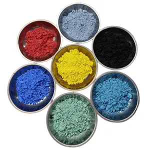 Fabrika kaynağı çeşitli renkler seramik sır pigment renk tozu seramik pigment