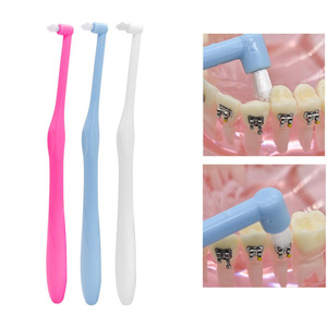 Spazzolino Ortodontico Monofascio per Adulti con Apparecchio Dentale, Denti della Saggezza, Spazzolino Morbido per Ortodonzia - Product Image 3