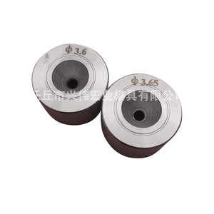 <b>Round</b> Polycrystalline Diamond Wire Drawing Dies Phi 3.6 And Phi 3.65 Bright Uncoated For <b>Brushed</b> Applications - Product Image 1