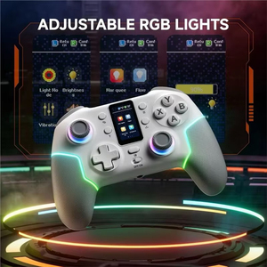 STK-7052P <b>Wireless</b> Game Controller with Smart Screen RGB Lights Hall Effect Eco-Friendly 1000mAh Battery Joystick for Mobile <b>PC</b> - Product Image 5
