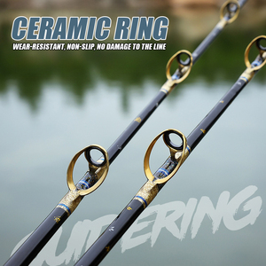 Canna da Pesca per Grandi Prede con Manico in EVA, 1.5 Sezioni, per Pesca in Acqua Salata, Trolling in Acque Profonde, Pesca d'Altura, Spinning, 1.65m 1.8m, per Marlin - Product Image 6