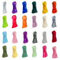Durag en soie à longue queue pour hommes, doublure de casque de cyclisme personnalisée, bonnet épaissi, turban, Doo Rag, Doo Rag à queue longue, soyeux, pour la protection des cheveux