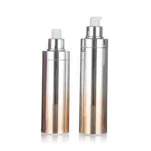 カスタムメイド中国製高級デザインエアレスポンプボトル化粧品ポンプ80Ml100mlペットPpプラスチックボトルボディローションボトル