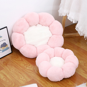 Morbido letto rotondo in pile per cani a forma di fiore letto per gatti caldo invernale per piccoli animali domestici corallo peluche traspirante nido - Product Image 6