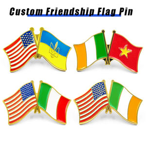 Design <span class=keywords><strong>France</strong></span> Belgique République Tchèque Broche Drapeau Américain Épinglette Bulgarie Pays Drapeau Monde Personnalisé Drapeau Émail Épinglette - Product Image 2