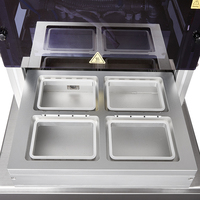 Machine d'emballage verticale automatique à haute efficacité pour boissons, avec flux d'air, pour scellage sous film alimentaire et préservation de la fraîcheur