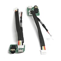Konektor Papan Catu Daya Soket Port Pengisi Daya USB Mikro untuk Speaker Bluetooth JBL FLIPSE dengan kabel