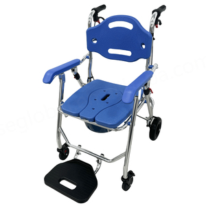 CA603 Factory Direct Bathroom Safety Equipment Stable Safe Handicapped <b>Bath</b> Toilet <b>Chair</b> Wheels Medical Care Elderly Care Height - Product Image 1