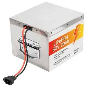 Paket Baterai Ion Lithium 60V 20Ah, untuk Mobil Kecepatan Rendah