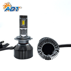 Ampoule de phare LED H7 68W réglable bicolore avec contrôle par application 3000K-8000K 5500LM, pour feux de brouillard - Product Image 4