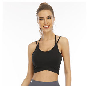 Venta caliente personalizado Fitness Yoga Bras a prueba de golpes transpirable cómodo deportes Yoga Bra - Product Image 2