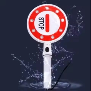 Segnale di <span class=keywords><strong>Stop</strong></span> Portatile con Freccia Luminosa a LED per Sicurezza Stradale - Product Image 6