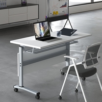 Tables de formation pliantes modernes, mobiles, réglables et empilables pour bureaux, avec assemblage facile