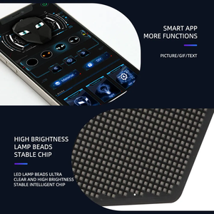 Nouveau panneau d'affichage LED multifonctionnel pour voiture, yeux de démon, yeux d'aigle, yeux de diable, écran clignotant, programmable par application - Product Image 4