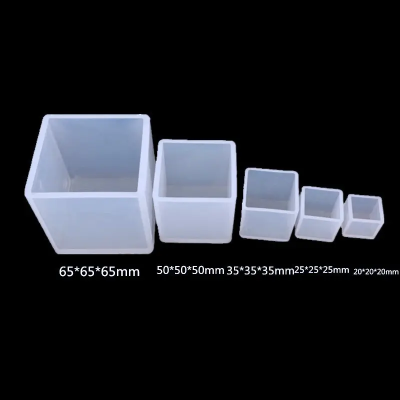 DIY Crystal Gutta Percha Cube Mold Gutta Percha Mold Without Grinding to Make Dry Flower Ornaments