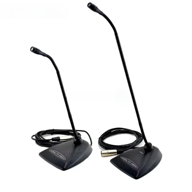 QUANSHENG MX418 Gooseneck Microphone Cardioid Condenser Desk-Top XLR Wired Communication Metal Noise Cancelling 2 Years Warranty