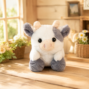 Nieuwe Kawaii Zacht Gevulde Polyester Pp Katoen Roze Belle Aardbei Koe Knuffel Aanpassen Populair Dierenspeelgoed - Product Image 1