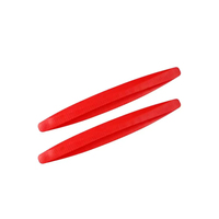 ODEC 2PC Protection universelle en silicone anti-collision pour pare-chocs avant/arrière de voiture 1. Décoratif épais