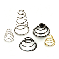 Ressorts coniques en acier inoxydable 304 sur mesure, haute élasticité, anti-corrosion, durables, pour la décoration artisanale de Noël