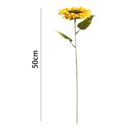 Kunstmatige zonnebloem Realistische hoogwaardige bloem voor woonkamer, eettafel, bloemstuk, decoratie, foto-opname rekwisieten
