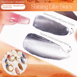 Gel ceramico <span class=keywords><strong>Cat</strong></span> Eye Gel di cristallo per occhi di gatto smalto per unghie lucido occhio di gatto smalto Gel UV - Product Image 4