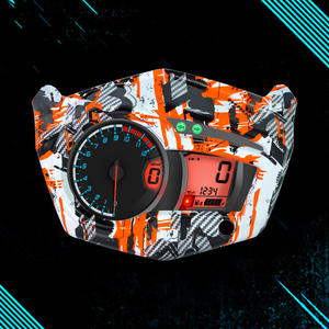 Pièces de modification de moto : Cache-compteur personnalisé avec boussole et voyant lumineux, Cache-instrument de tableau de bord - Product Image 5