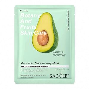 Sadoer nhãn hiệu riêng tùy chỉnh vẻ đẹp mascarillas faciale giữ ẩm Aloe tấm mặt nhà máy trái cây mặt nạ trên khuôn mặt cho chăm sóc da - Product Image 5