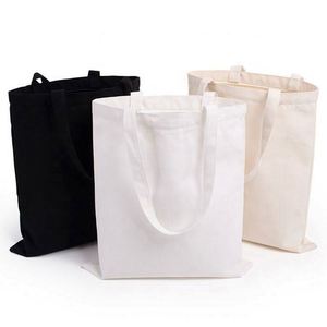 Customized Reusable Plain Blank Print Shopping Bag Cotton Canvas <b>Tote</b> Bag Fabric Bag With Logo - Product Image 2