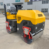 Rouleau compresseur vibratoire Ammann 4 tonnes à haute efficacité, durable et fiable pour une finition de chaussée lisse