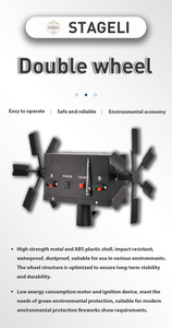 Machine à froid Party Sparkler 360 degrés rotation télécommande <span class=keywords><strong>grand</strong></span> cercle feu d'artifice système de tir en plastique pour les événements de <span class=keywords><strong>mariage</strong></span> - Product Image 5