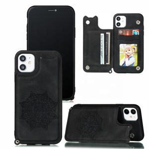 Cuir D'UNITÉ CENTRALE TPU PC pour <span class=keywords><strong>iphone</strong></span> <span class=keywords><strong>12</strong></span> étui Portefeuille Porte-Cartes pour <span class=keywords><strong>iphone</strong></span> <span class=keywords><strong>12</strong></span> <span class=keywords><strong>pro</strong></span> <span class=keywords><strong>max</strong></span> téléphone étui à cartes - Product Image 5