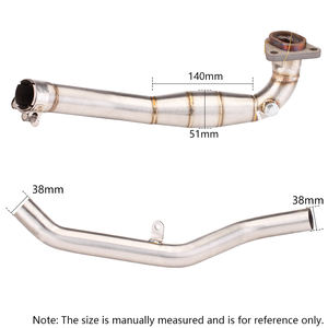 Pour X-ADV 750 X ADV750 XADV 750 2017-2014, Système d'Échappement Complet Moto avec Tuyau Collecteur Avant pour Silencieux d'Origine - Product Image 4