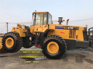 Cargadora usada de alta calidad KOMATSU WA470-5 Precio económico excelente rendimiento Cargadora usada KOMATSU en venta WA320 WA380 - Product Image 2