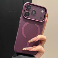 Coque de téléphone portable en PC givré de nouvelle couleur pour iPhone 18 Pro Max avec aimant, compatible avec iPhone 18, 17, 16, 15, 14, coque arrière rigide