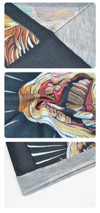 Leo personalizado impreso multifuncional calavera cara máscara cuello polaina tubo pañuelos para uso al aire libre al por mayor - Product Image 5