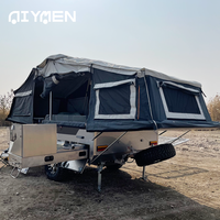 Remorques de voyage mobiles pratiques pour camping-car pop-up pour aventures en plein air Caractéristiques tout-terrain mobiles et étendues