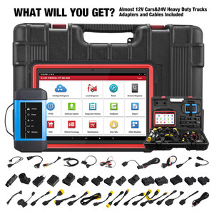 Nuevo X431 PRO3S+HDIII Herramienta para Autos de 12V y Camiones de 24V, Codificación en Línea, Control Bidireccional, Escáner OBD2, PK MK808 - Product Image 2