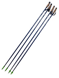 Bâtons <span class=keywords><strong>de</strong></span> <span class=keywords><strong>ski</strong></span> <span class=keywords><strong>de</strong></span> fond en fibre <span class=keywords><strong>de</strong></span> <span class=keywords><strong>carbone</strong></span> multicolores personnalisables avec poignée en caoutchouc - Légers et durables pour les sports d'hiver - Product Image 5