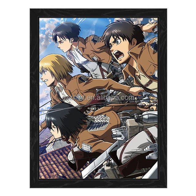 High Quality PET 3D Flip Lenticular Anime Poster Wholesale Plastic for Home Decoration and Collection