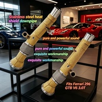 Échappement Catback Valvetronic SS304 avec télécommande pour Lamborghini Huracan EVO 5.2L 2019-2023, Quatre Sorties, Son Sportif